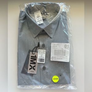 Men’s Express Gray Button Up Dress Shirt